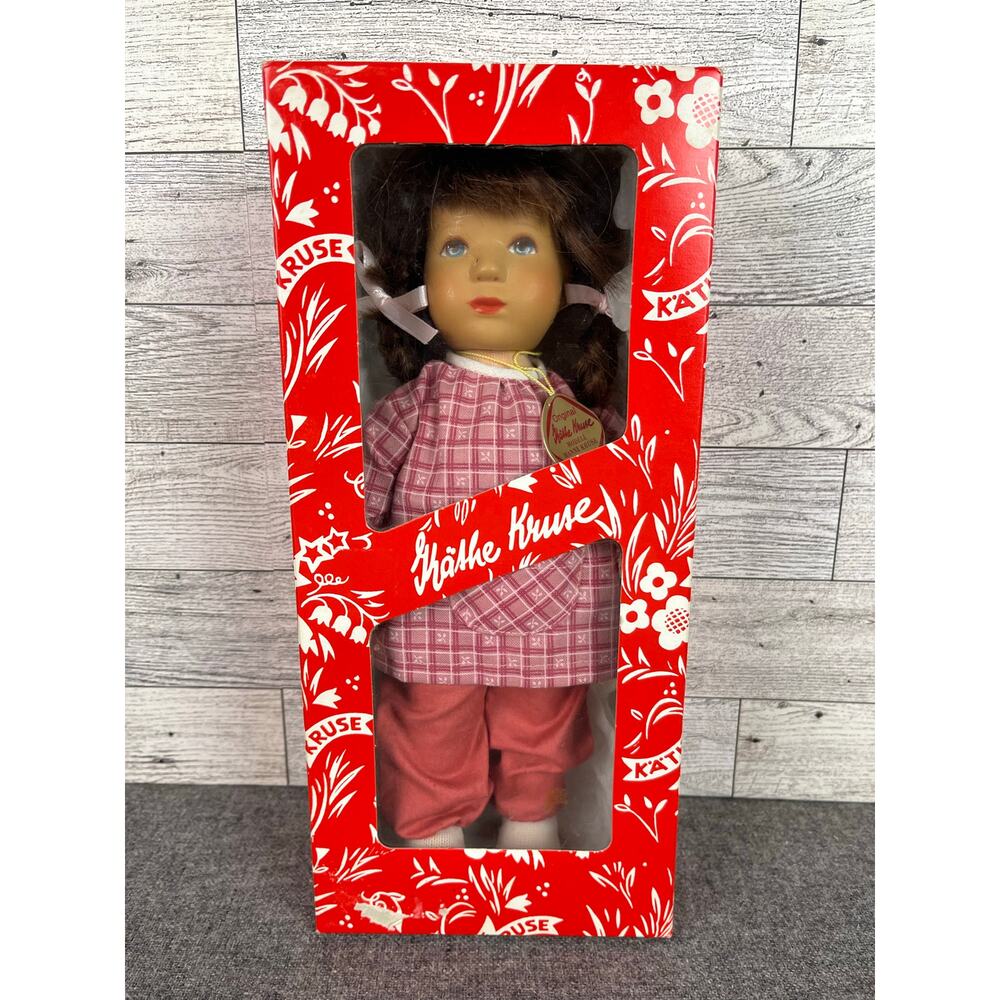 KATHE KRUSE Vintage Carola 25 HDL Doll Pink Outfit Box Tagged 10 Inch